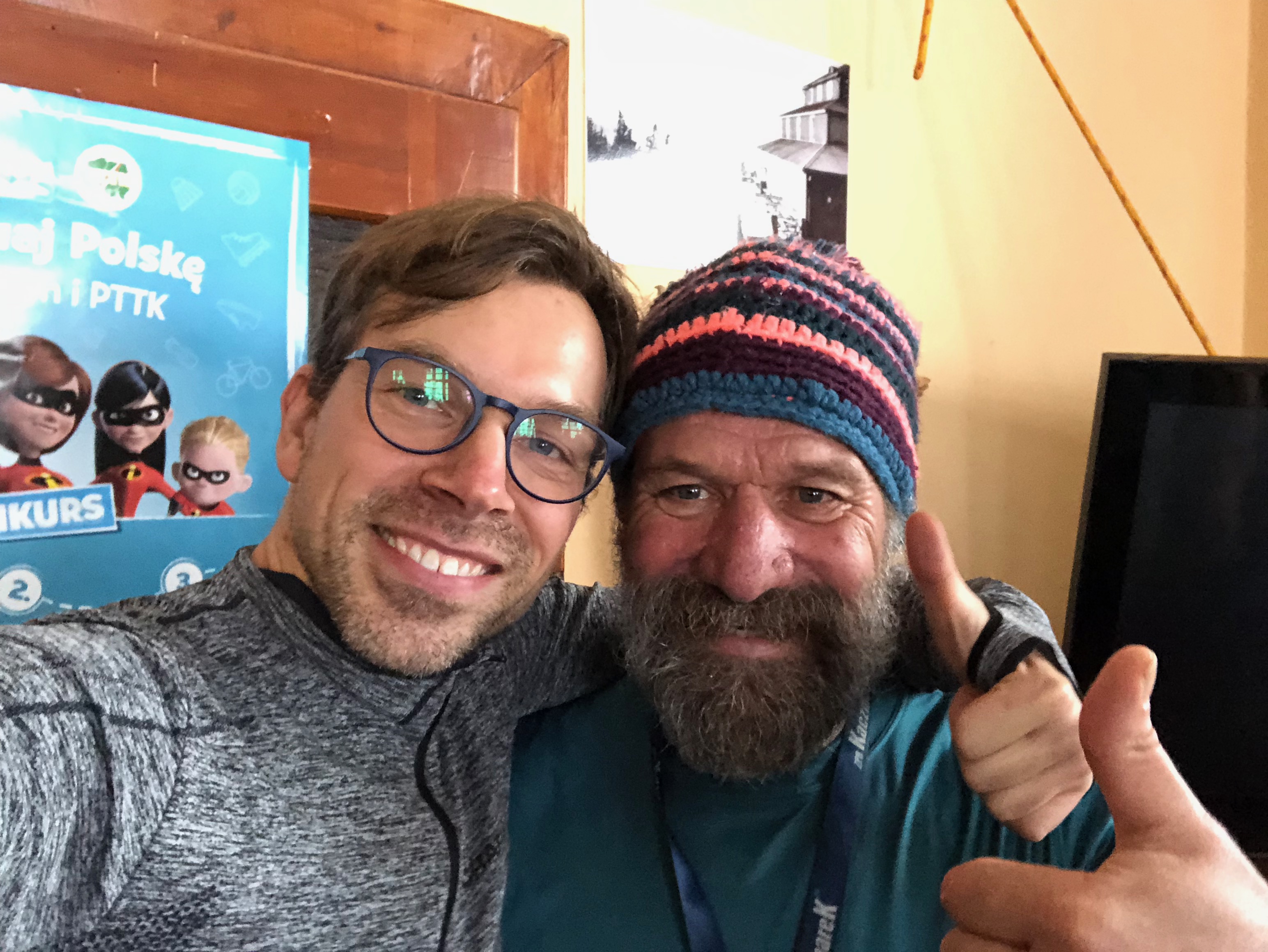 Sandro with Wim Hof